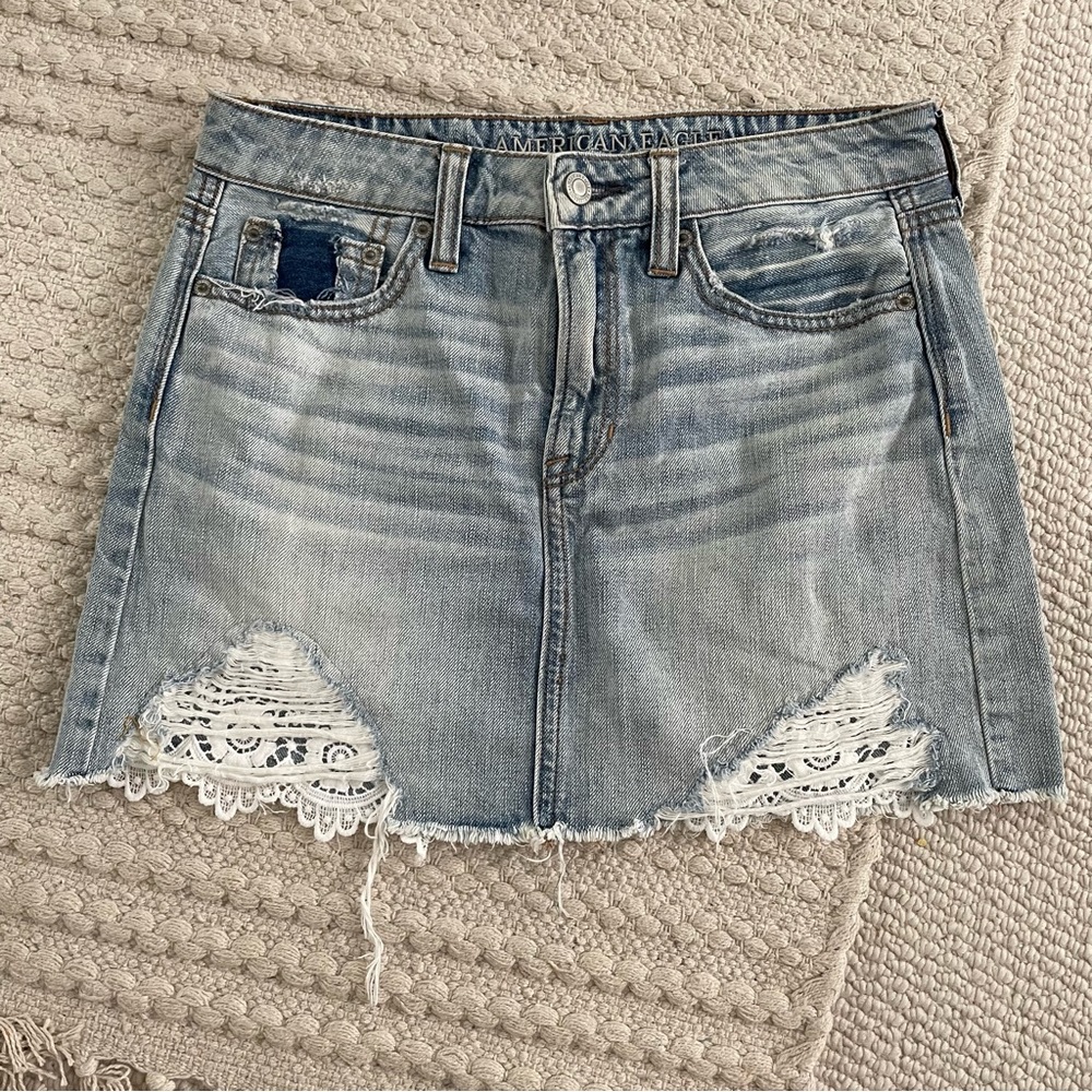 AE Boho Mini Skirt